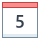 Calendar 5 icon