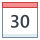 office m style kalender 30 icon