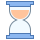 office m style sanduhr sand oben icon