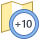 Zeitzone +10 icon