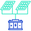 solar battery charger icon