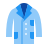 color style lab coat icon