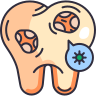 Infection bacteria icon