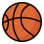 外部球篮球填充线填充线安迪努尔阿卜迪拉 icon