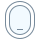 office m style airplane window closed icon