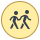 office m style crosswalk icon