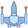office m style space fighter icon