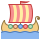 office m style wikingerschiff icon