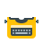 color style typewriter icon