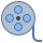 office m style film reel icon