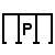 ios 17 outlined style parkplätze im freien icon