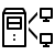 ios 17 outlined style thin client icon