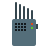 color style phone jammer icon