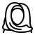 ios 17 outlined style hijab icon