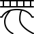 ios 17 outlined style walking bridge icon
