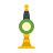 color style beer pump icon