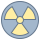 office m style radioactive icon