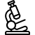 ios 17 outlined style microscopio icon