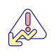 risk reduction icon