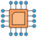 Smartphone CPU icon