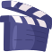 clapperboard icon