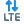 LTE generation phone and internet connectivity logotype icon