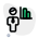 bar graph chart of the businessman sharing the graph icon