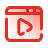 streaming video icon