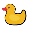 matisse style rubber duck icon
