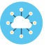 Réseau Cloud icon