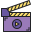 clapperboard icon