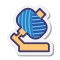 stickers style 공 와인 icon