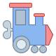 trem de brinquedo icon