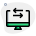 Data transfer import and export from desktop computer icon