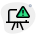 스마트 스쿨링의 외부 오류-소프트웨어-흰색 배경-학교-녹색-탈-revivo에 격리 icon