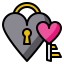 lock and key icon