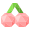 poly style cherry icon