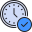 time checklist icon