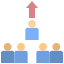 vermeiden sie menschenansammlungen icon
