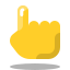 arcade style 한 손가락 icon