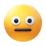 3d fluency style neutral face icon