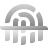 deco duotone style 지문 스캔 icon