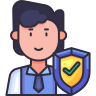 male insurance icon