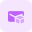 mail 3d model icon