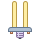 office m style leuchtstofflampe icon