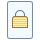 office m style lock portrait icon