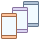 office m style smartphones icon