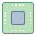 office m style cpu icon