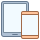 office m style smartphone tablet icon