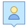 office m style benutzer standort icon